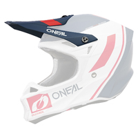 Oneal Replacement Peak for 2023 10 SRS Flow V.23 Blue/White/Red Helmet