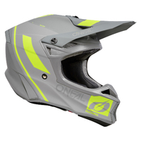 Oneal 2023 10 SRS Flow V.23 Grey/Neon Yellow Helmet