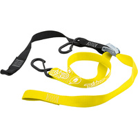 Oneal Deluxe Tiedown 1 1/2" Inch w/Soft Loop & Secure Hook Black/Yellow