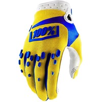 100% Airmatic Gloves Yellow