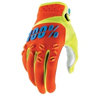 100% Airmatic Orange Gloves