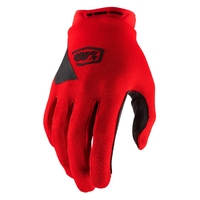 100% Ridecamp Red Gloves