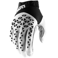 100% Airmatic Gloves Steel Black/White