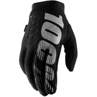 100% Brisker Gloves Cold Weather Black