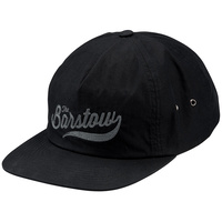 100% Barstow Lenwood Snapback Hat Black
