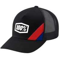 100% Cornerstone Trucker X-Fit Hat Black