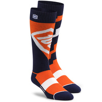 100% Torque Comfort Moto Orange Socks