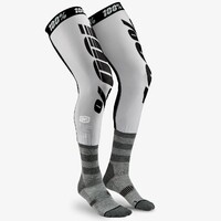 100% Rev Performance Moto Grey Knee Brace Socks