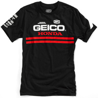 100% Control Geico/Honda Black T-Shirt