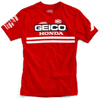 100% Control T-Shirt Geico/Honda Red