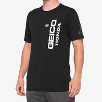 100% Heretic Geico/Honda Tech Black T-Shirt
