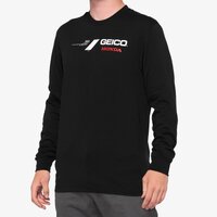 100% Raceday Geico/Honda Long Sleeve T-Shirt [Size:SM]