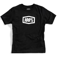 100% Essential Black Youth T-Shirt