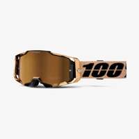 100% Armega Goggles Bronze w/HiPER Bronze Multilayer Mirror Lens