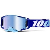 100% Armega Goggles Royal w/Mirror Blue Lens