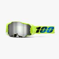 100% Armega Goggles Koropi w/Mirror Silver Flash Lens