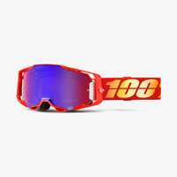 100% Armega Goggles Nuketown w/Mirror Red/Blue Lens