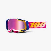 100% Racecraft2 Goggles Mission w/Mirror Pink Lens