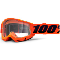 100% Accuri2 Goggles Orange w/Clear Lens