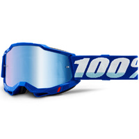 100% Accuri2 Goggles Blue w/Mirror Blue Lens