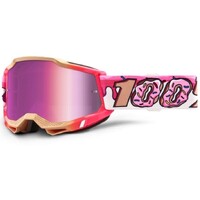 100% Accuri2 Goggles Donut w/Mirror Pink Lens
