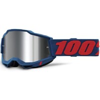 100% Accuri2 Goggles Odeon w/Flash Silver Lens