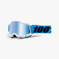 100% Accuri2 Goggles Novel w/Mirror Blue Lens
