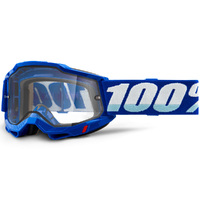 100% Accuri2 Enduro Goggles Blue w/Clear Lens
