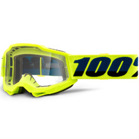 100% Accuri2 Youth Goggles Yellow w/Clear Lens