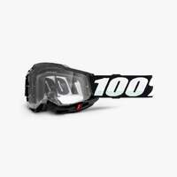 100% Accuri2 Youth Goggles Black w/Clear Lens