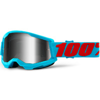 100% Strata2 Goggles Summit w/Mirror Silver Lens