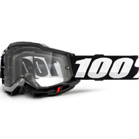 100% Accuri2 Enduro Goggles Black w/Clear Lens