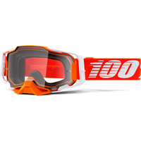 100% Armega Goggles Regal w/Clear Lens