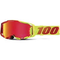 100% Armega Goggles Solaris Hiper w/Mirror Red Lens