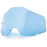 100% Replacement Blue Anti-Fog Lens for Racecraft/Accuri/Strata Goggles