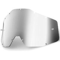 100% Replacement Silver Mirror Lens for Racecraft/Accuri/Strata Goggles