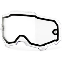100% Replacement Clear Non Vented Dual Pane Lens for Armega Goggles