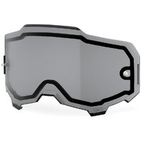 100% Replacement Smoke Non Vented Dual Pane Lens for Armega Goggles