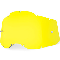 100% Replacement Yellow Lens for Racecraft2/Accuri2/Strata2 Goggles