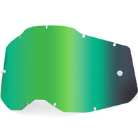 100% Replacement Green Mirror Lens for Racecraft2/Accuri2/Strata2 Goggles