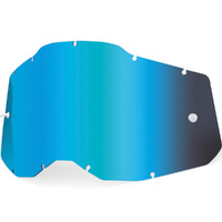 100% Replacement Blue Mirror Lens for Racecraft2/Accuri2/Strata2 Goggles