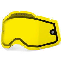 100% Replacement Vented Dual Pane Yellow Lens for Racecraft2/Accuri2/Strata2 Goggles