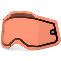 100% Replacement Vented Dual Pane Rose Lens for Racecraft2/Accuri2/Strata2 Goggles