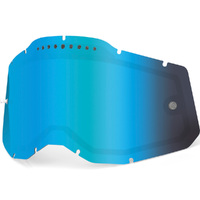 100% Replacement Vented Dual Pane Blue Mirror Lens for Racecraft2/Accuri2/Strata2 Goggles