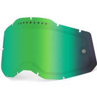 100% Replacement Vented Dual Pane Green Mirror Lens for Racecraft2/Accuri2/Strata2 Goggles