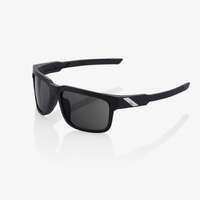 100% Type-S Sunglasses Soft Tach Black w/Smoked Lens
