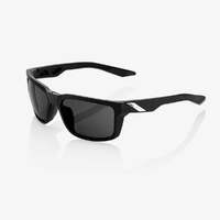 100% Daze Sunglasses Soft Tach Black w/Smoked Lens