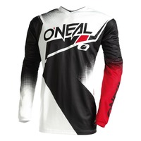 Oneal 2022 Element Racewear V.22 Black/White/Red Jersey