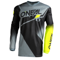 Oneal 2022 Element Racewear V.22 Black/Grey/Neon Yellow Jersey