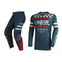 Oneal 2022 Element Squadron V.22 Teal/Grey Gear Set